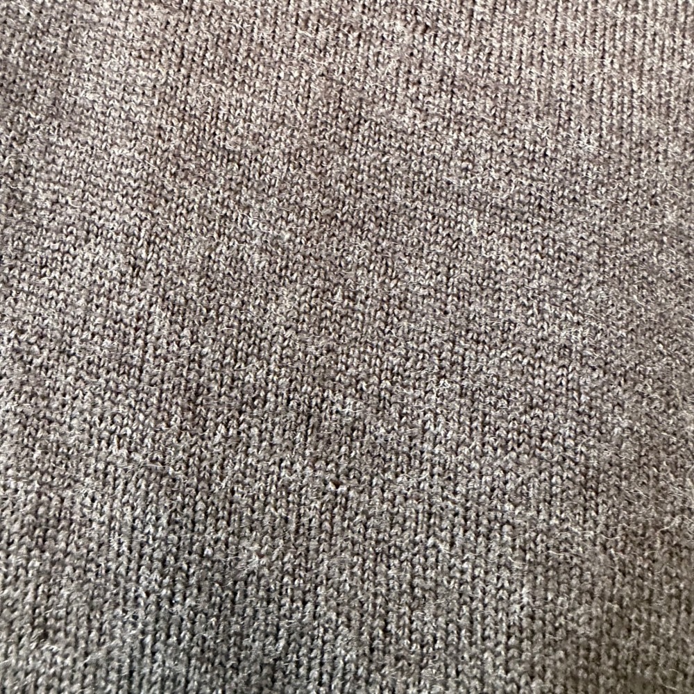Merino Wool Made in Italy Mens Sweater (XL) Extra Fine Knit Gray Mens Layering - Picture 2 of 12